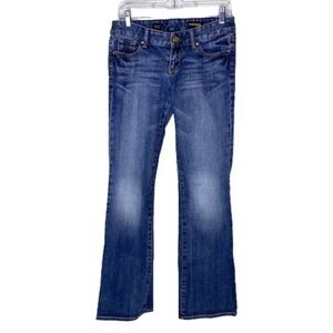 Express Flare Jeans Wome Size 2 Denim Pockets Embellished *
